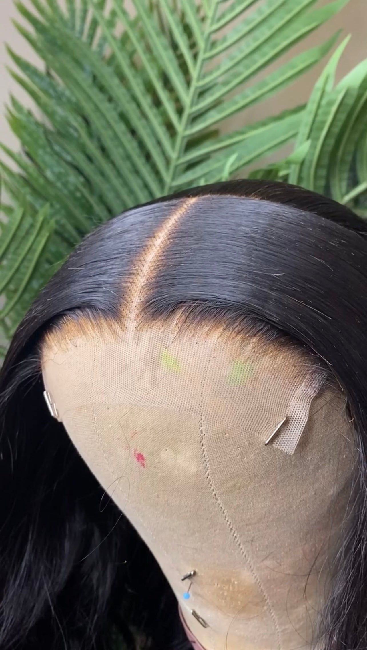 How to pluck a middle part